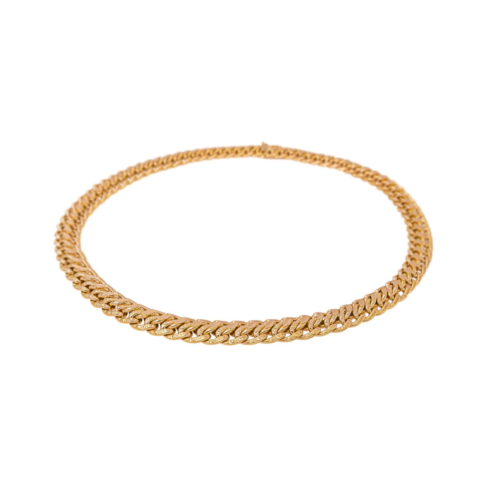 Rose gold Russian Link Necklace