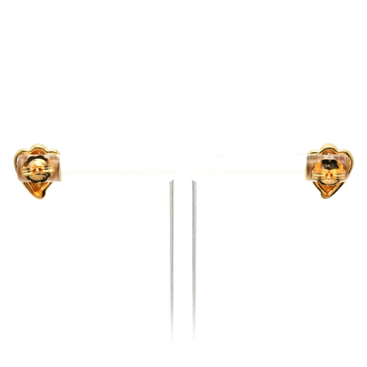 Earrings in White Gold, Yellow Gold, and Diamonds