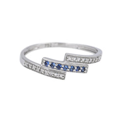 Bague  Or blanc  Diamant