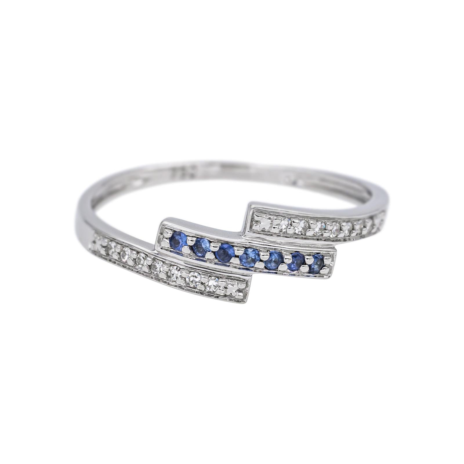 Bague  Or blanc  Diamant