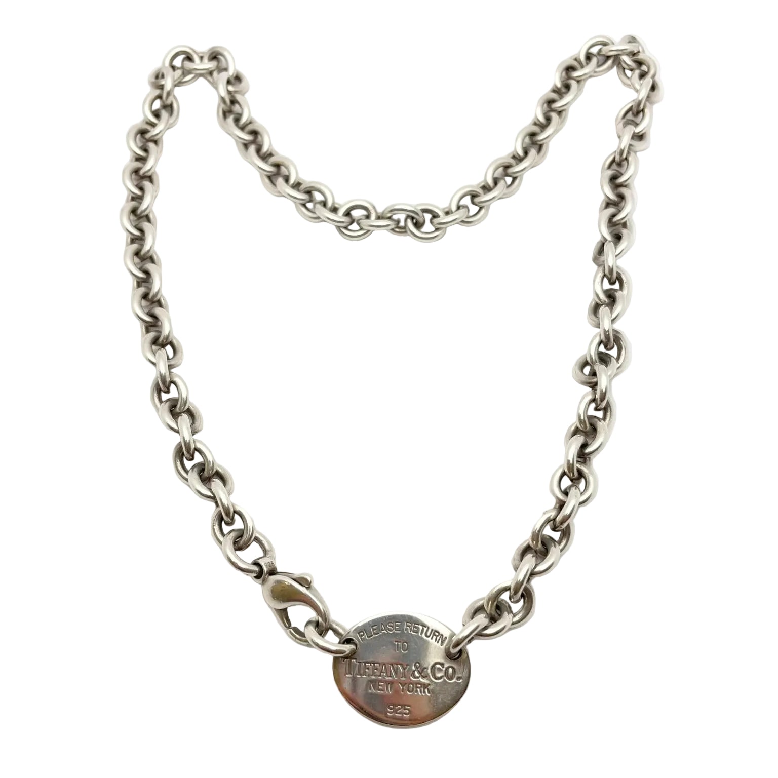 TIFFANY & CO. Silver Pendant Necklace