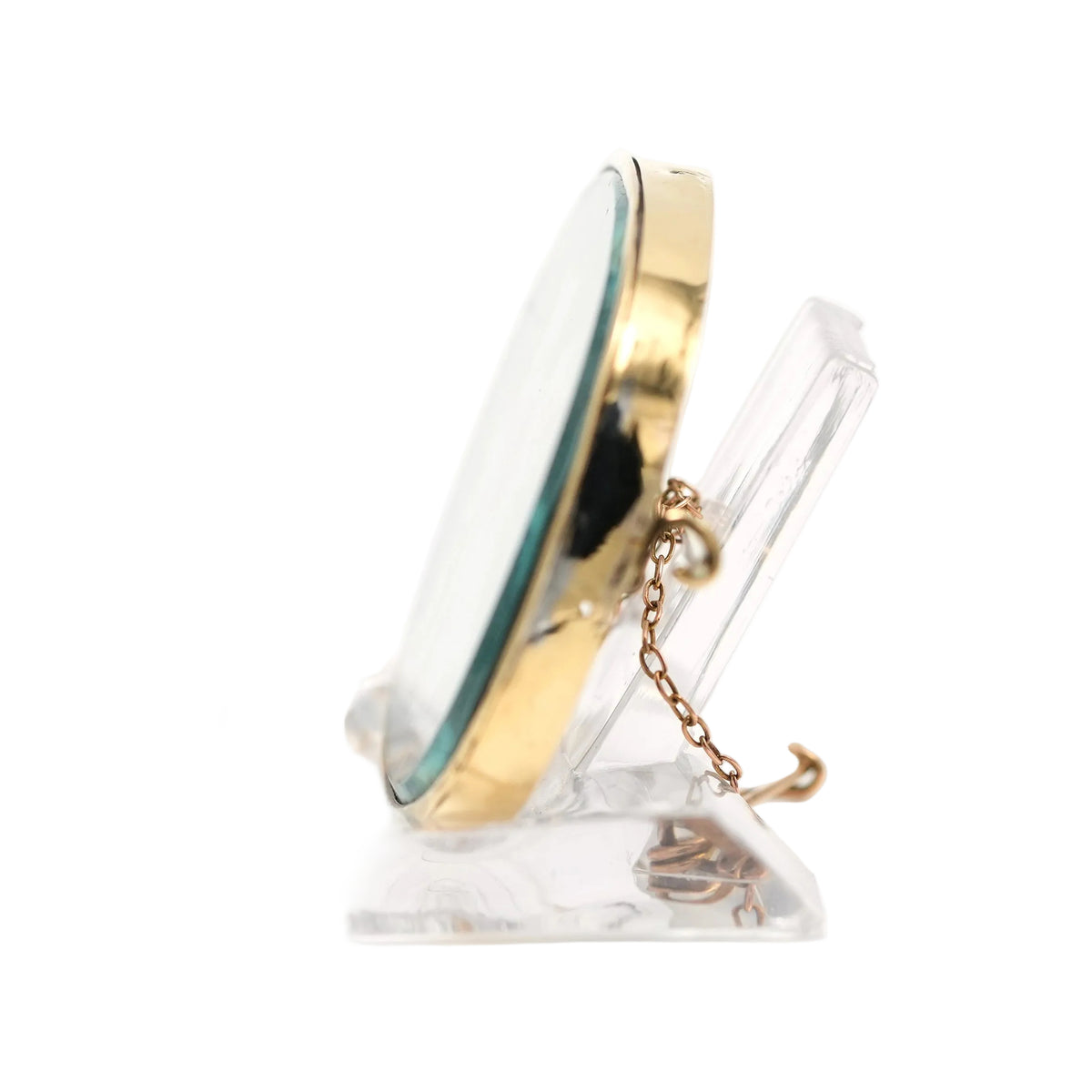 Yellow Gold and Mother-of-Pearl Brooch