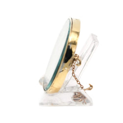Yellow Gold and Mother-of-Pearl Brooch