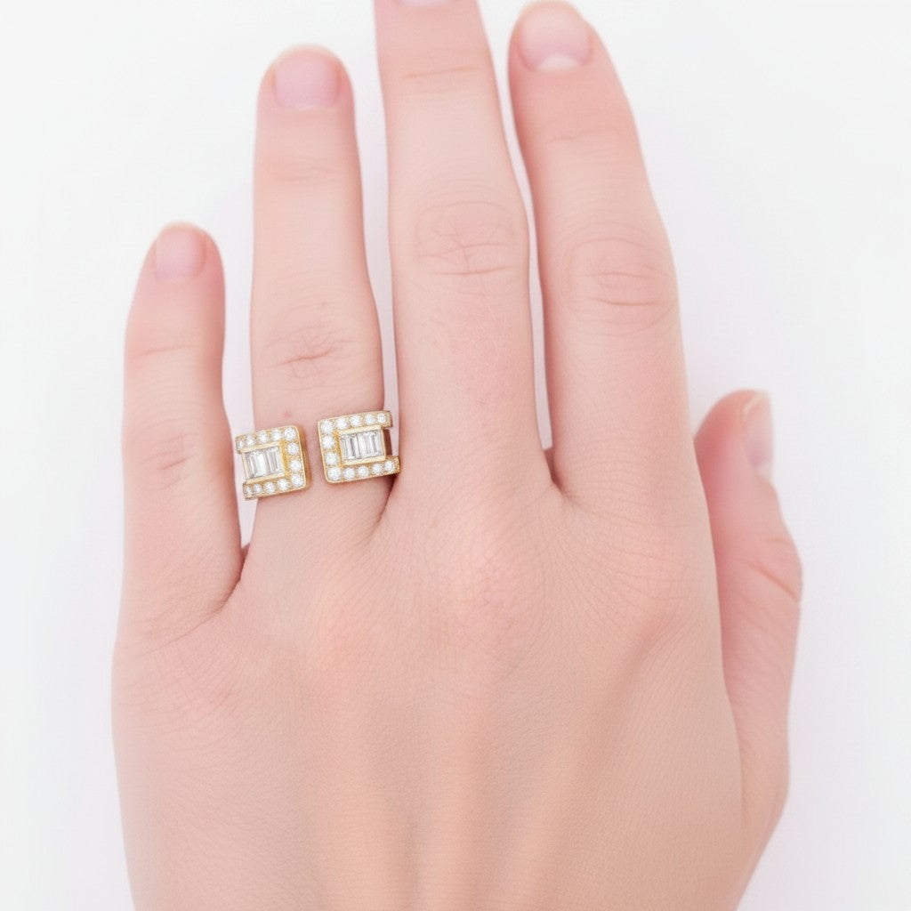 JEAN VENDÔME Ring in Yellow gold and Diamonds