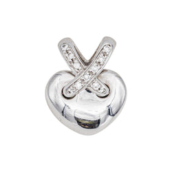 Chaumet Collier Pendentif Liens Or blanc Diamant