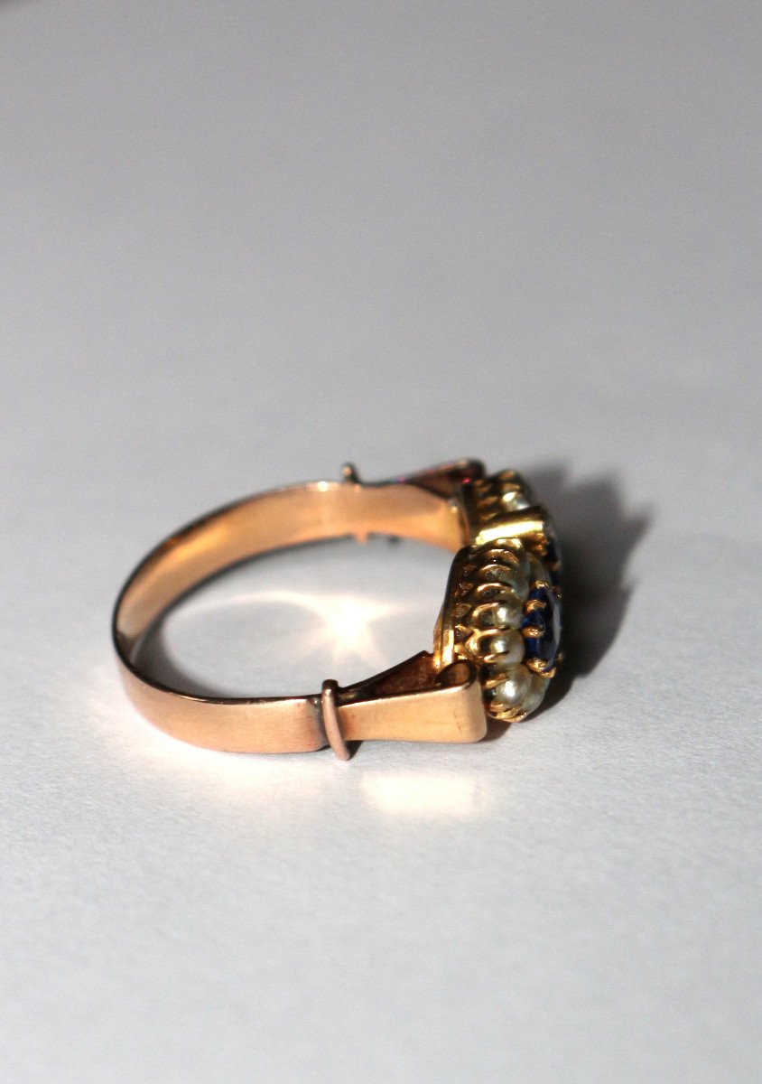 "Toi & Moi" Ring in Yellow Gold and Pearls