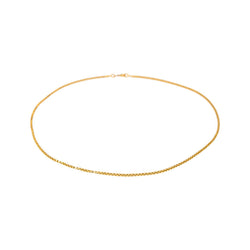 Yellow gold Box chain Necklace
