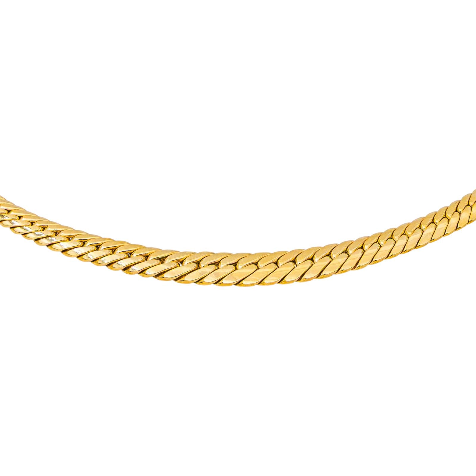 Collier Maille anglaise Or jaune