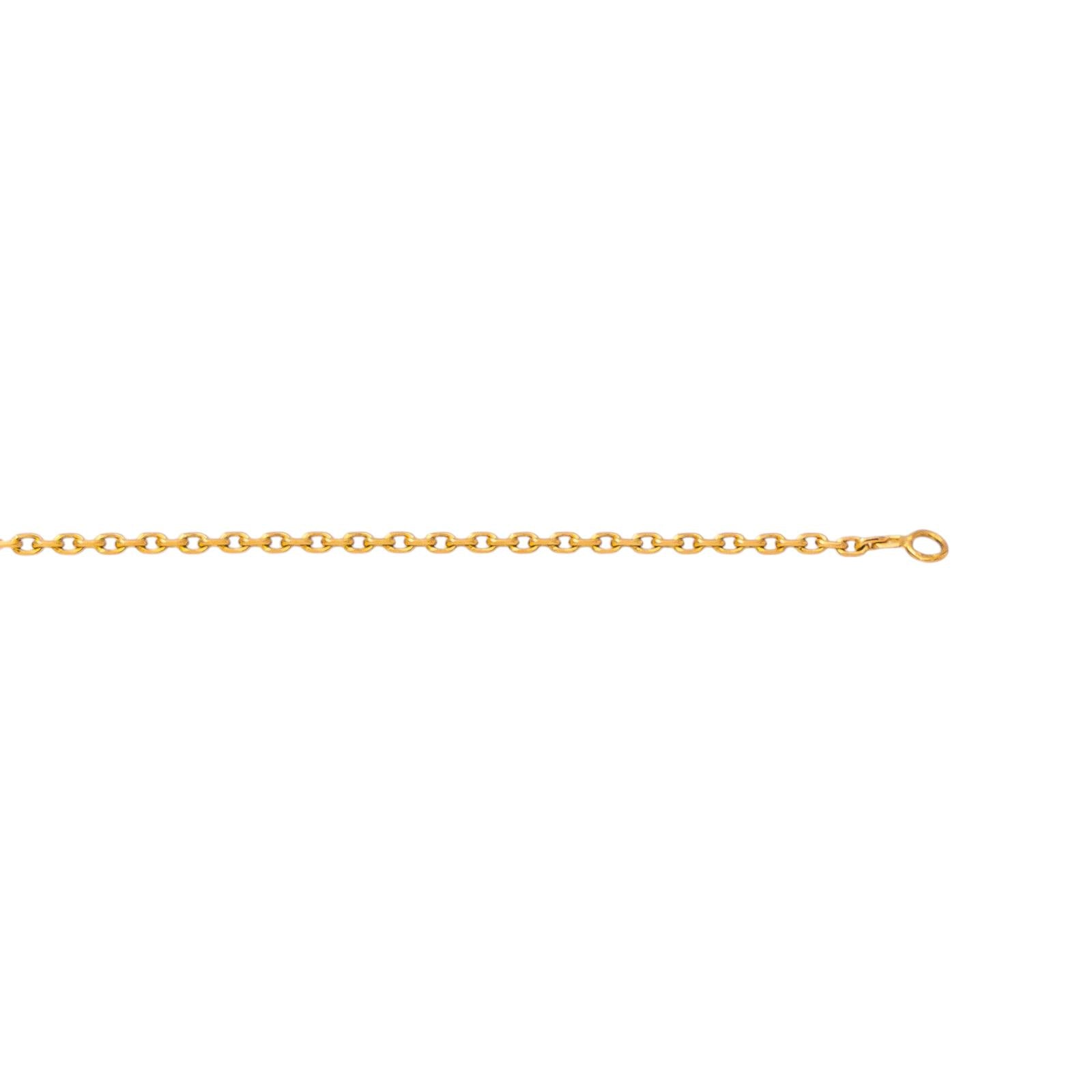 Yellow Gold Forçat Link Necklace
