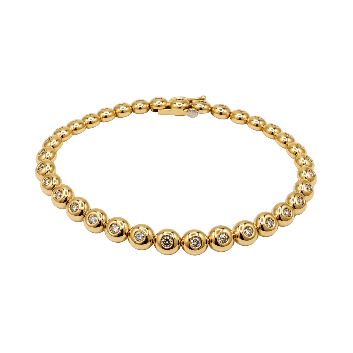 Yellow Gold and Diamond Bracelet