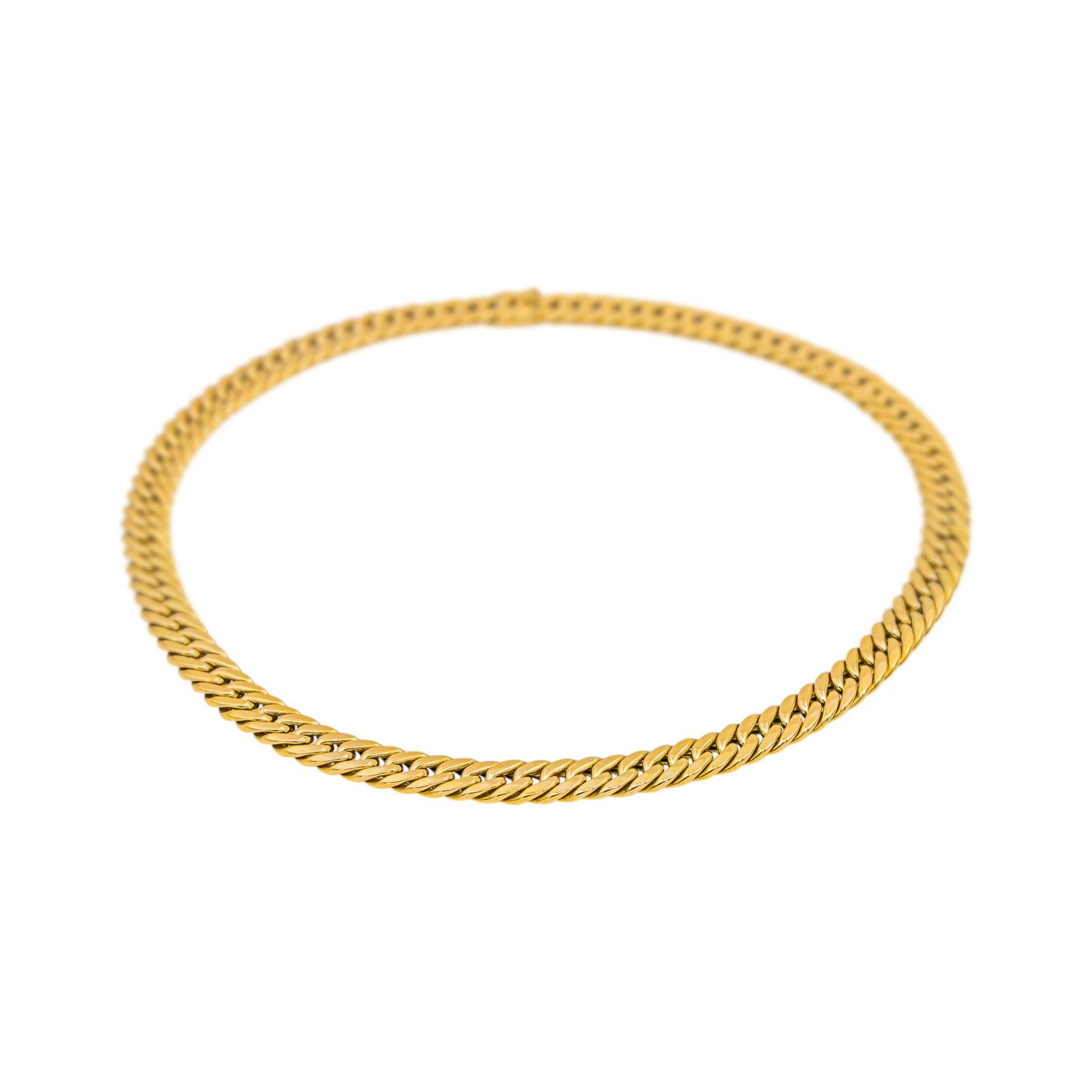 Collier Maille gourmette Or jaune