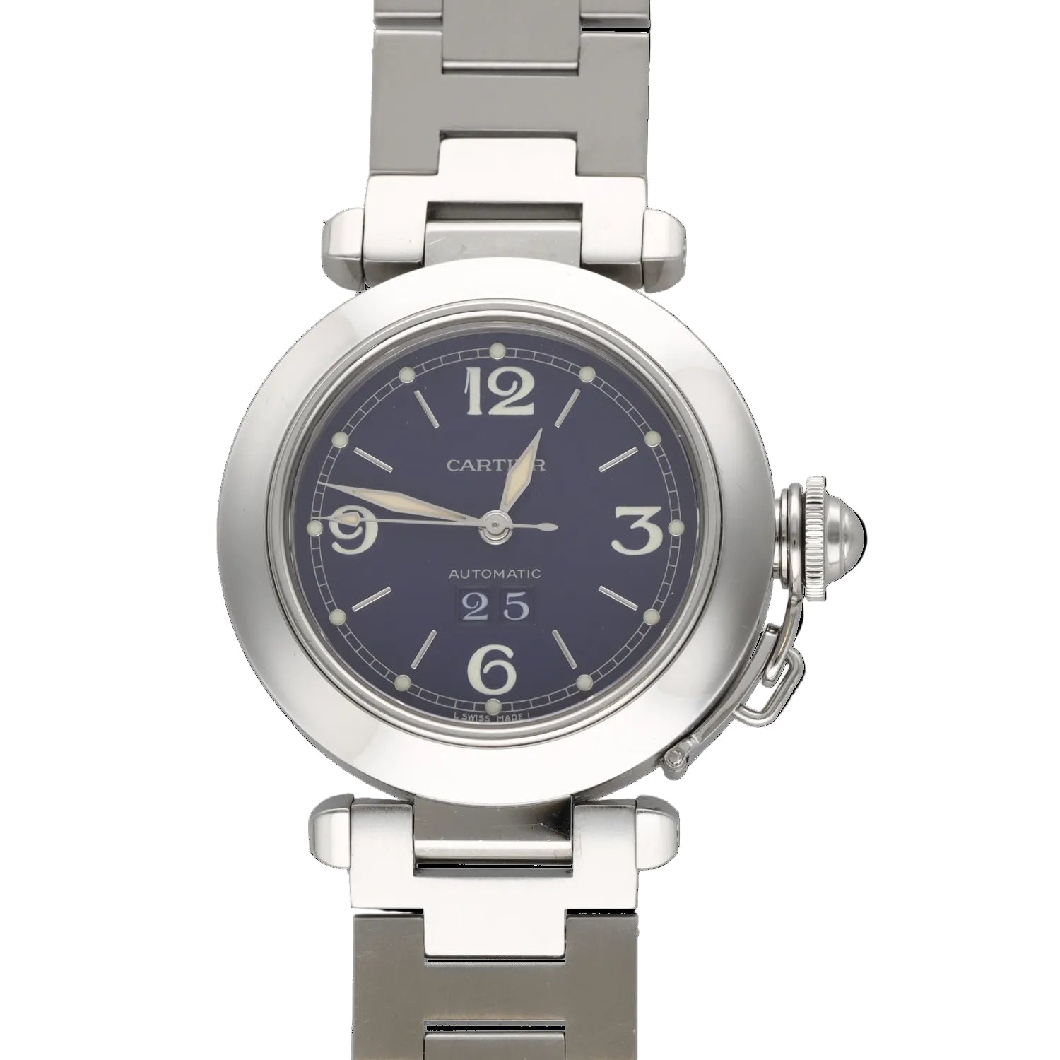 CARTIER "Pasha" Steel Watch