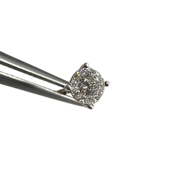 White Gold and Diamond Earrings