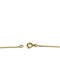 Yellow gold forçat-link chain