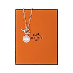 Hermès Collier Maille forçat Ex-Libris Argent