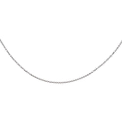 White gold necklace