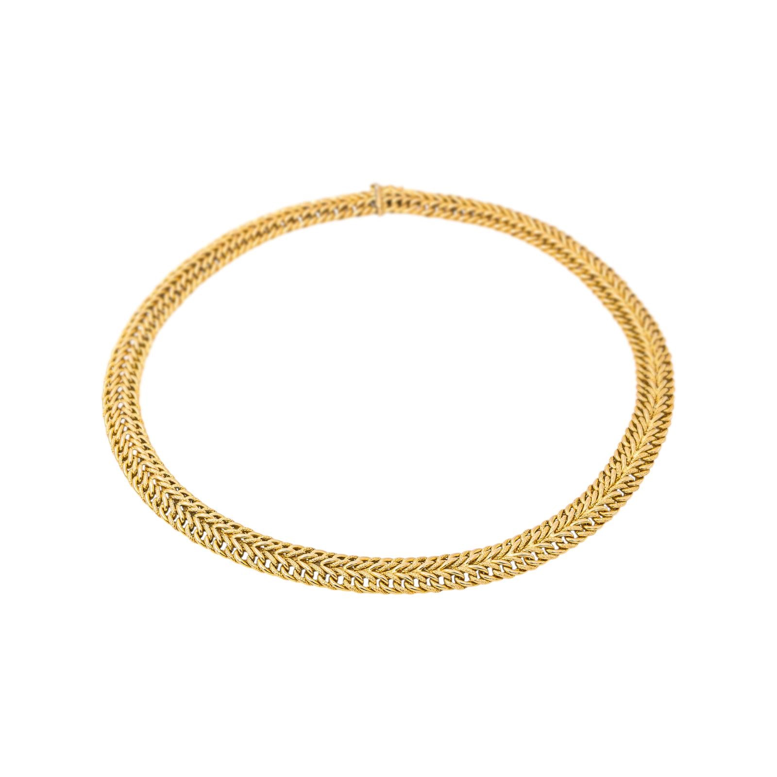 Yellow Gold Link Necklace
