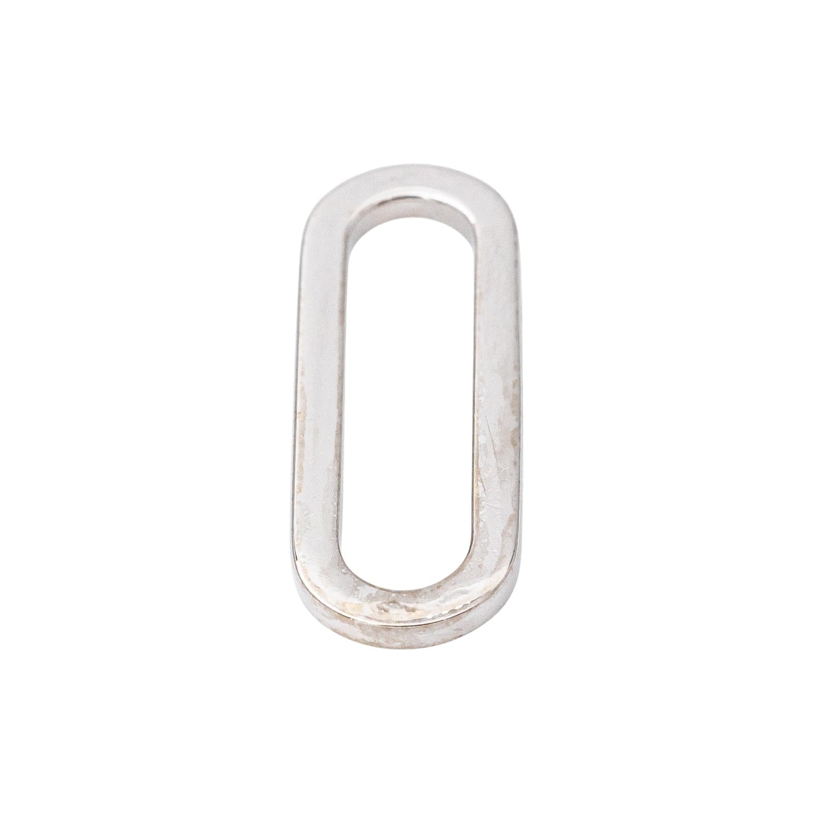Dinh Van White Gold Link Cordon Bracelet