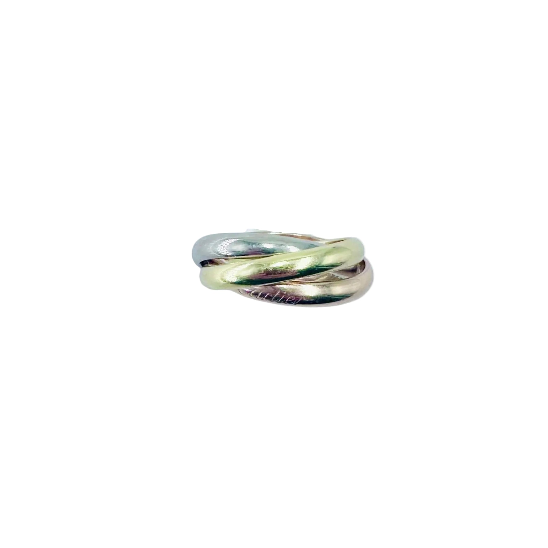 CARTIER "Trinity" Ring in white gold, yellow gold, and rose gold