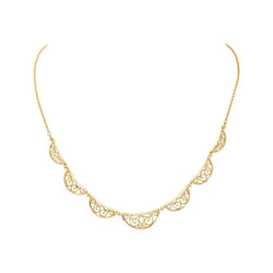 Collier Maille filigrane Or jaune