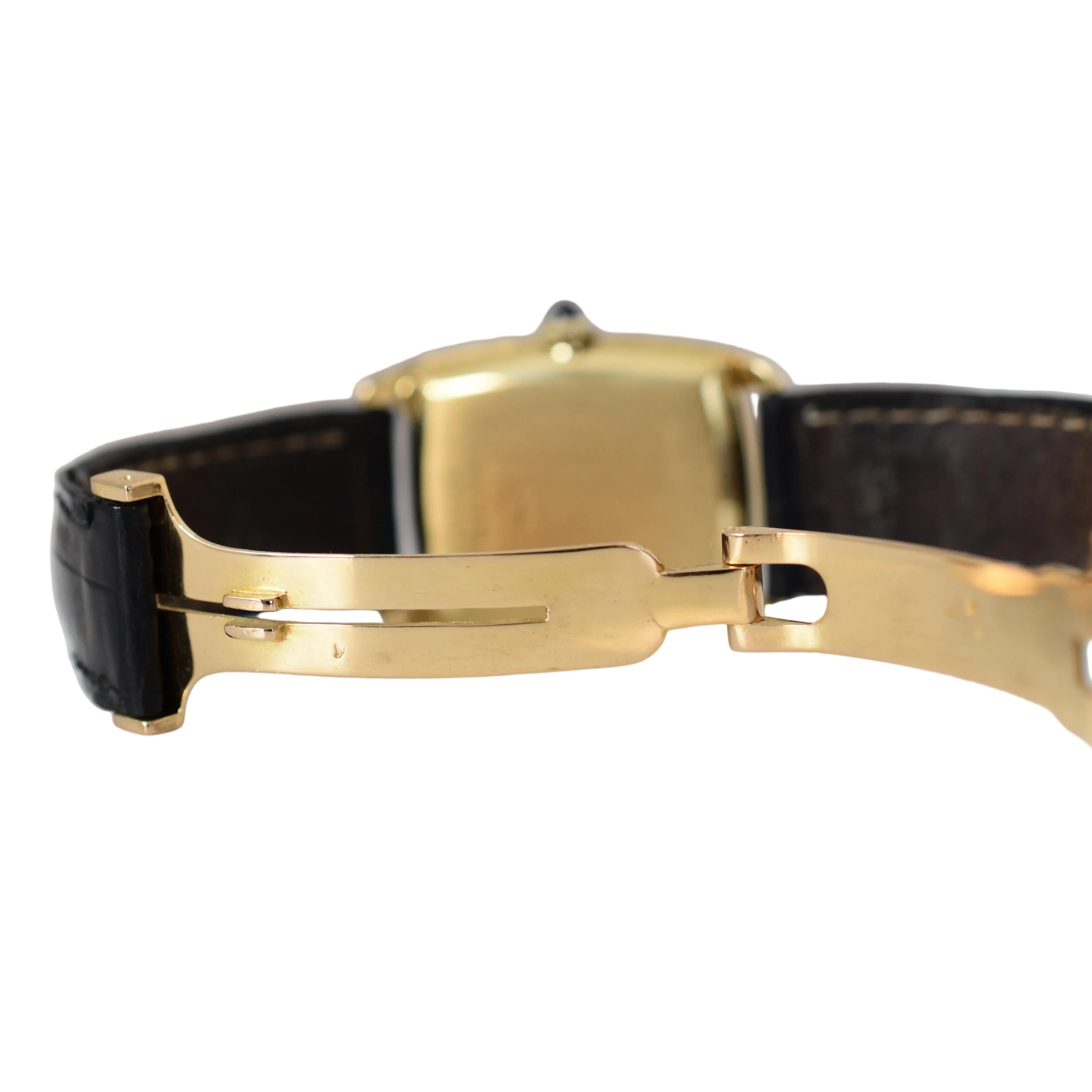 Montre BAUME & MERCIER Van Cleef & Arpels double signature en or jaune et saphir