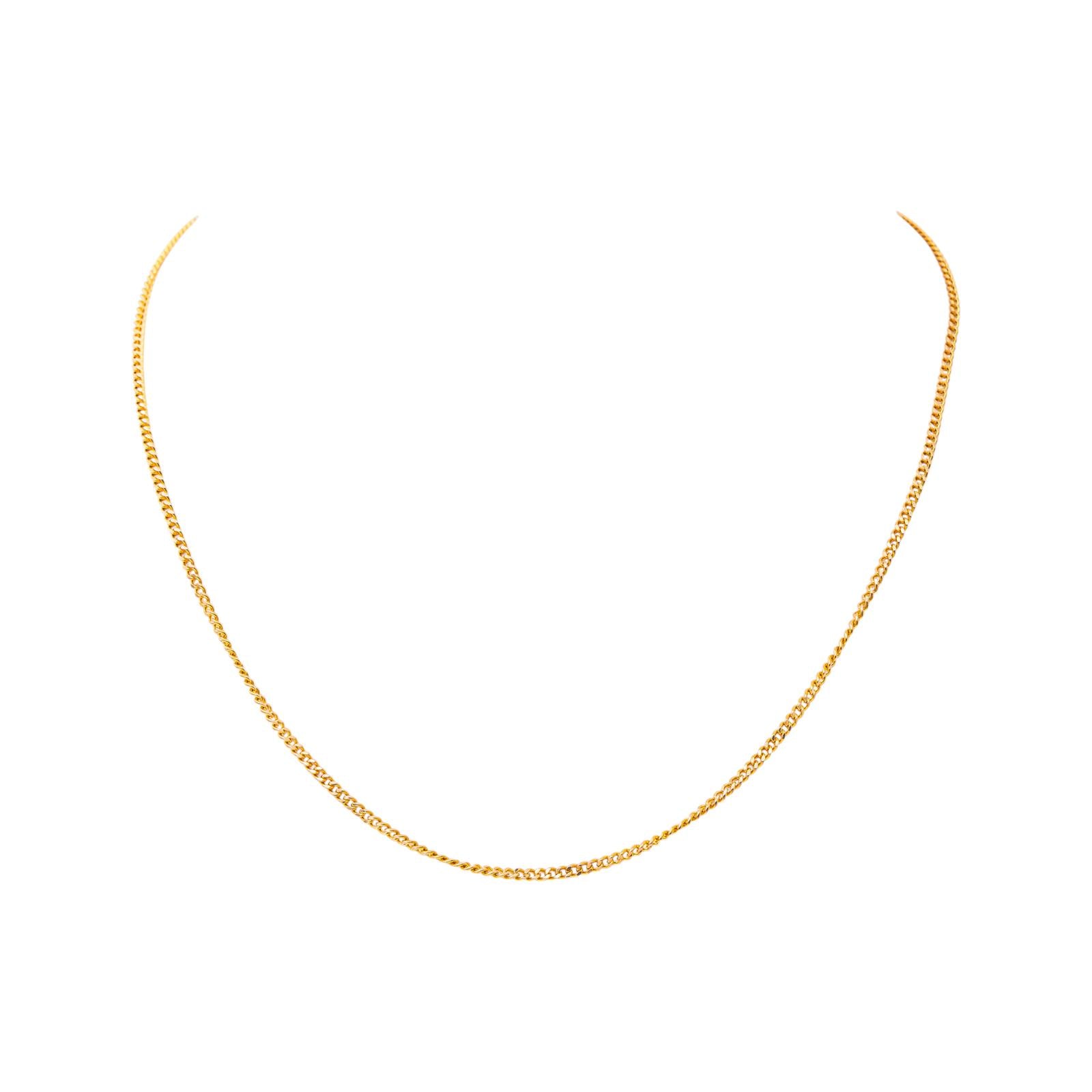 Necklace Curb chain Rose gold