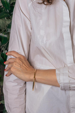 Yellow Gold Bangle Bracelet