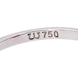 White gold Ring with Pink Tourmaline