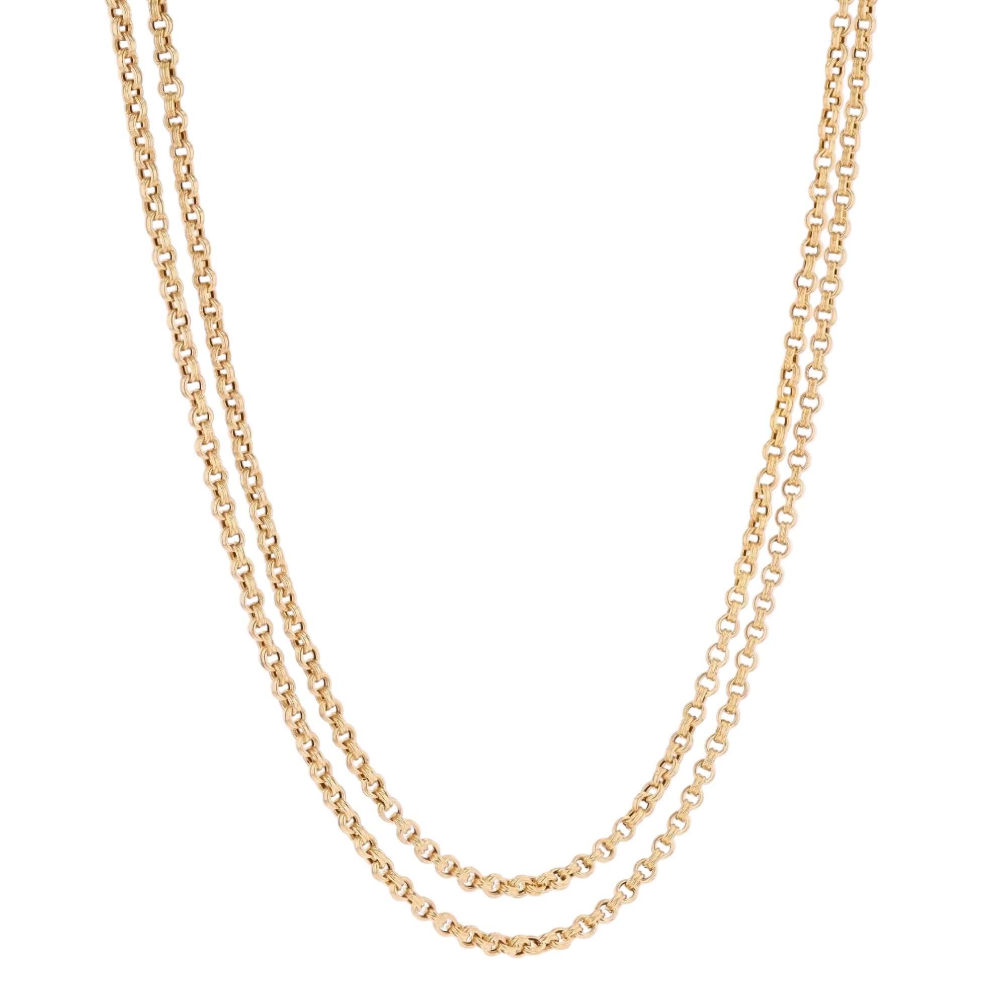 Yellow Gold Long Necklace