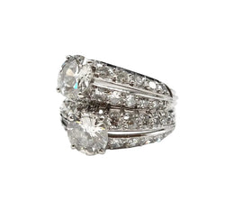 "Toi & Moi" Ring in Platinum and Diamonds