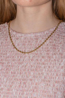 Collier Maille grain de café Or jaune