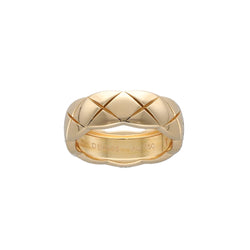 CHANEL "Coco Crush" Band Ring in yellow gold