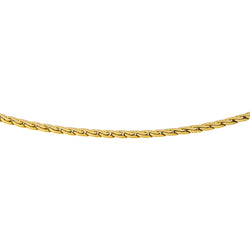 Collier Maille tressée Or jaune