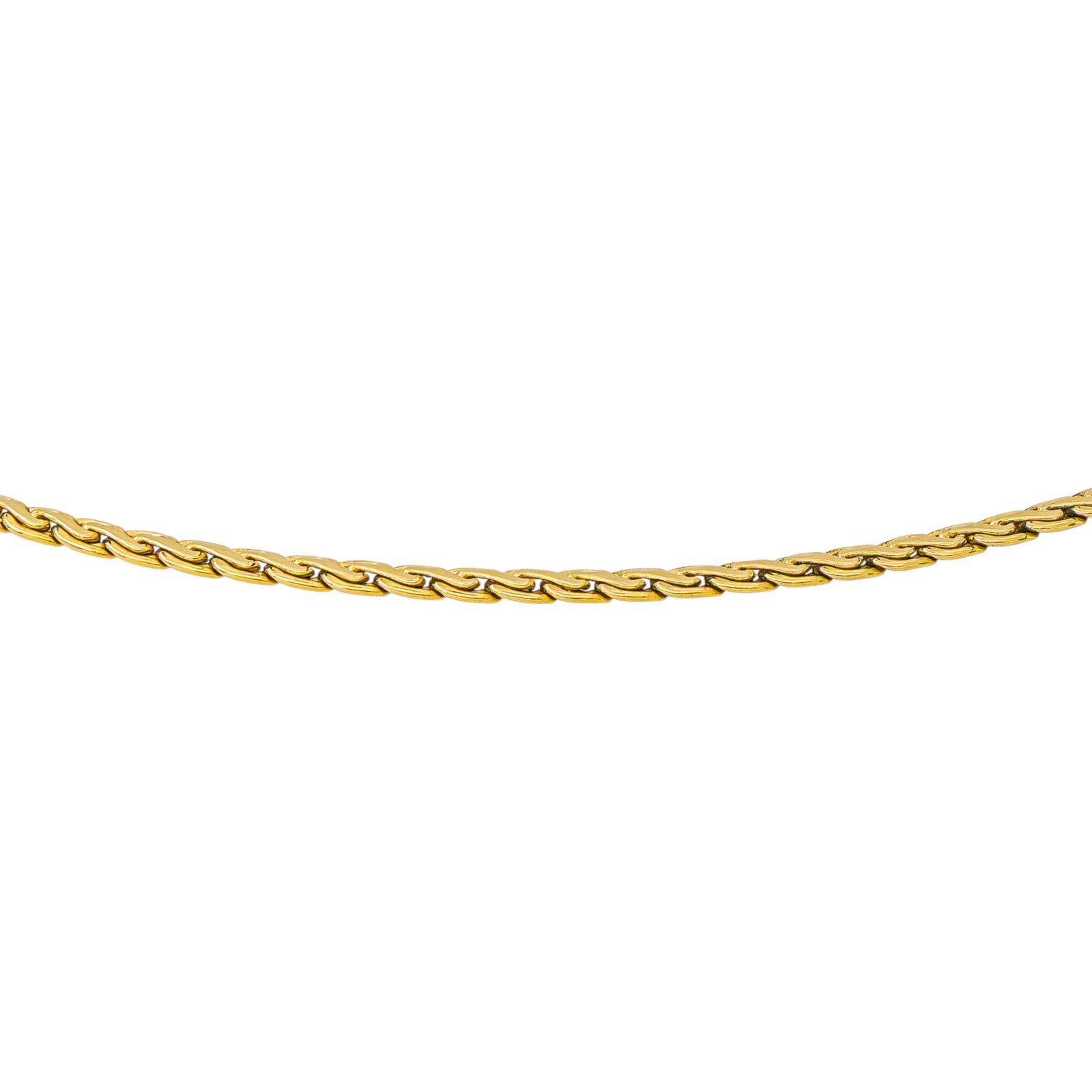 Collier Maille tressée Or jaune