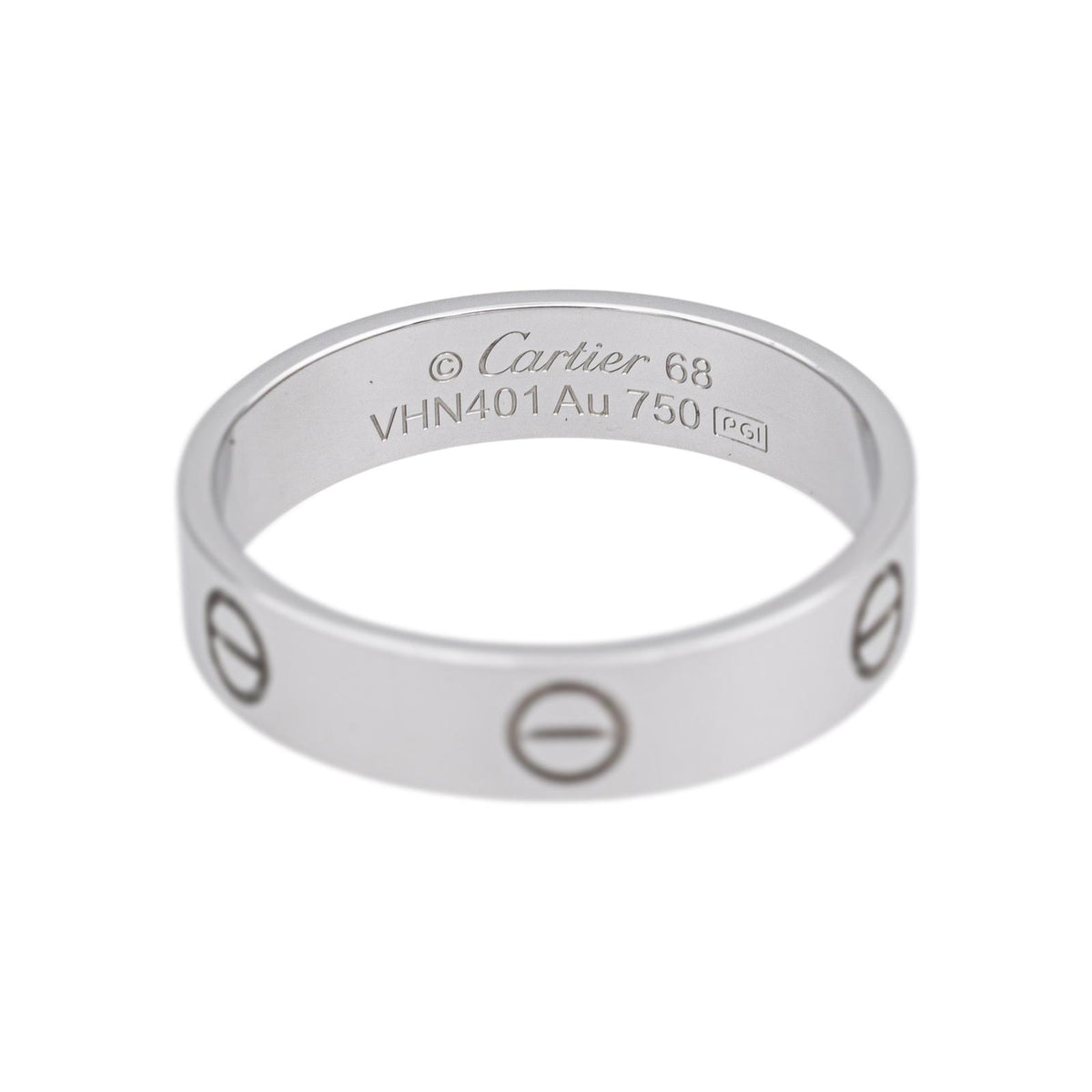 Cartier  Bague  Love  Or blanc