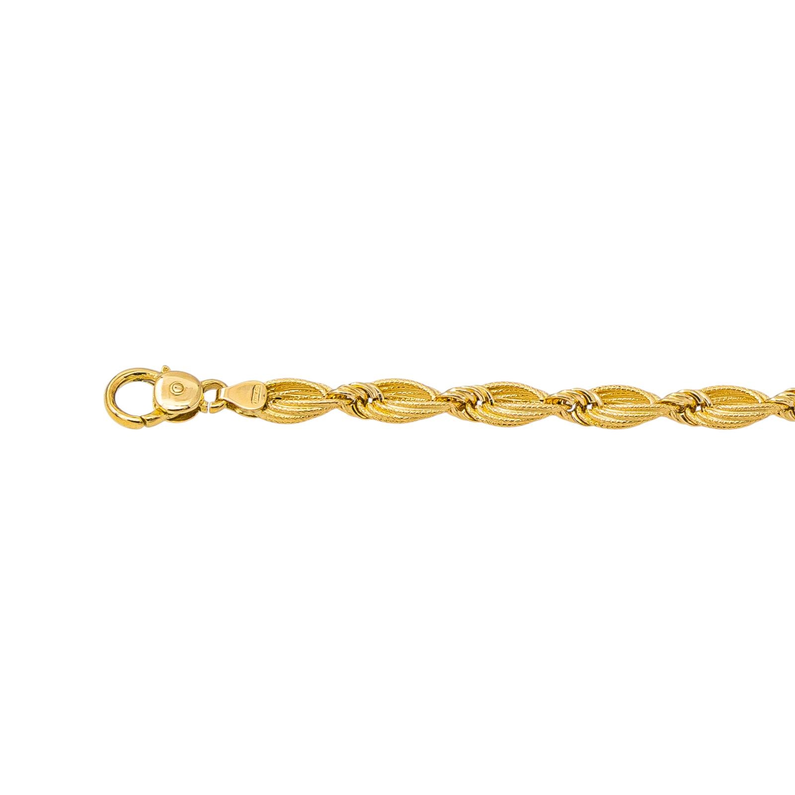Yellow gold necklace