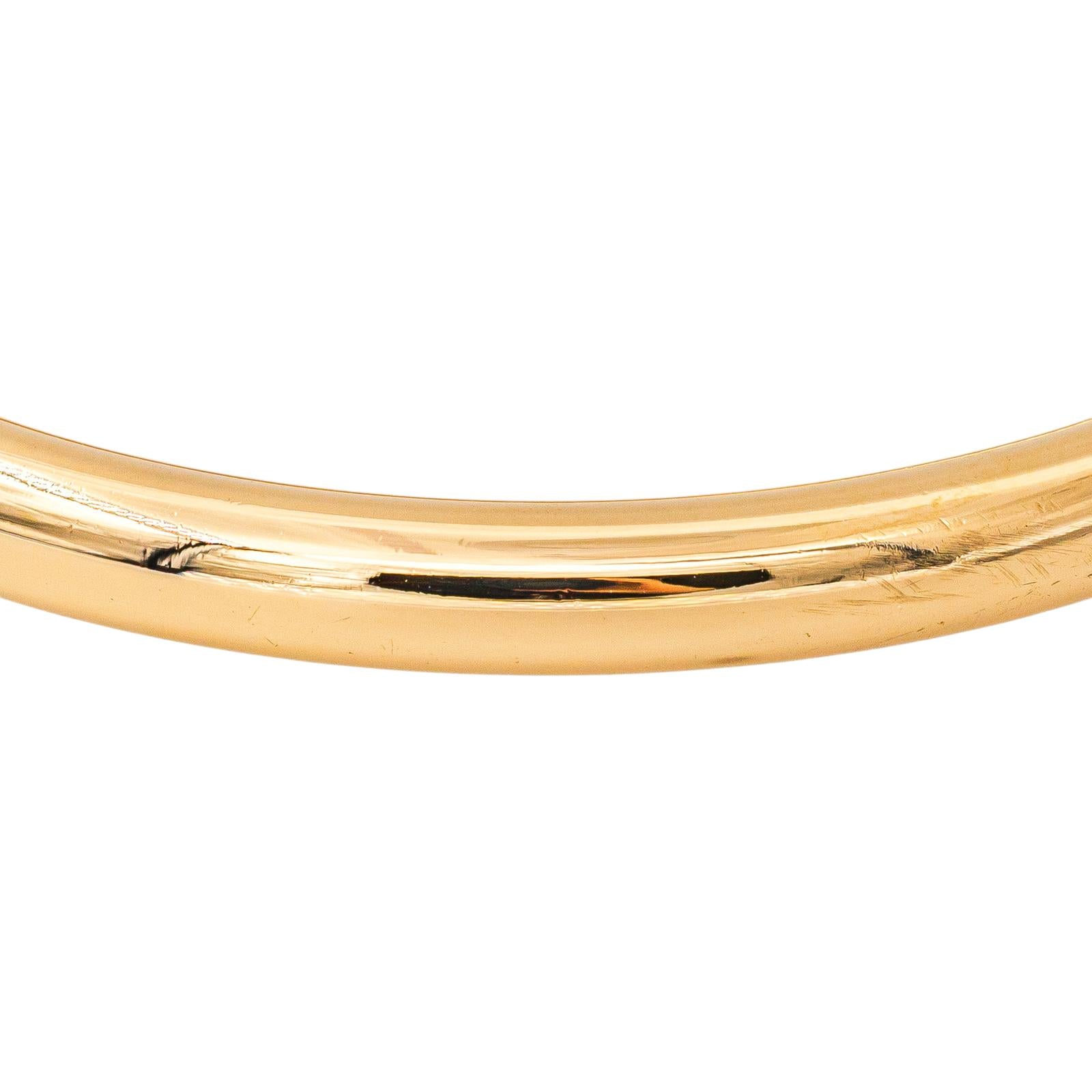 Yellow Gold Bangle Bracelet