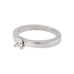 Bague Solitaire  Or blanc Diamant