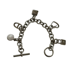 HERMÈS Silver Charm Bracelet