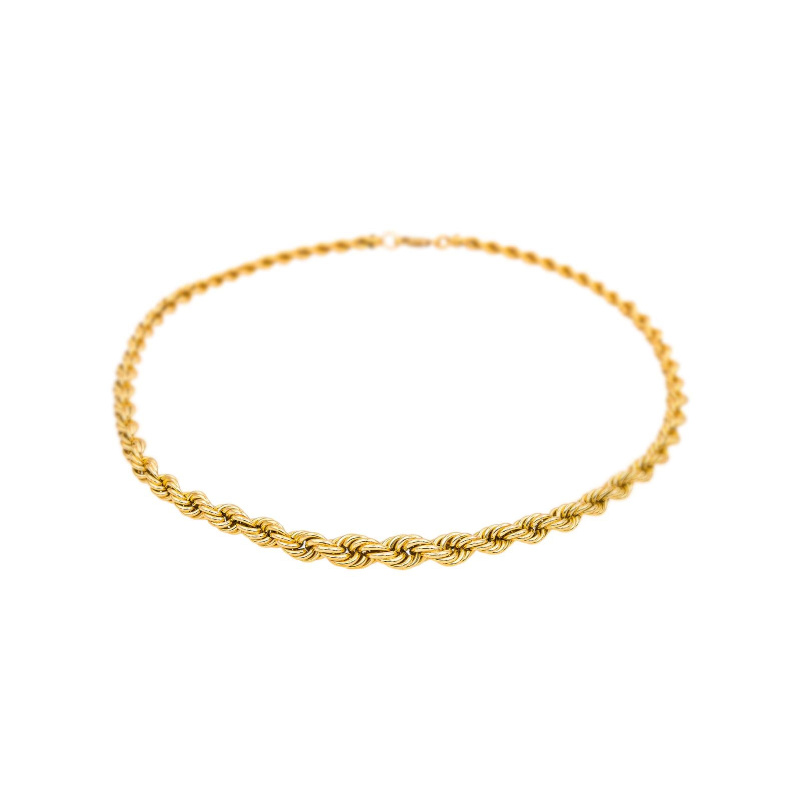 Necklace Link rope Yellow gold