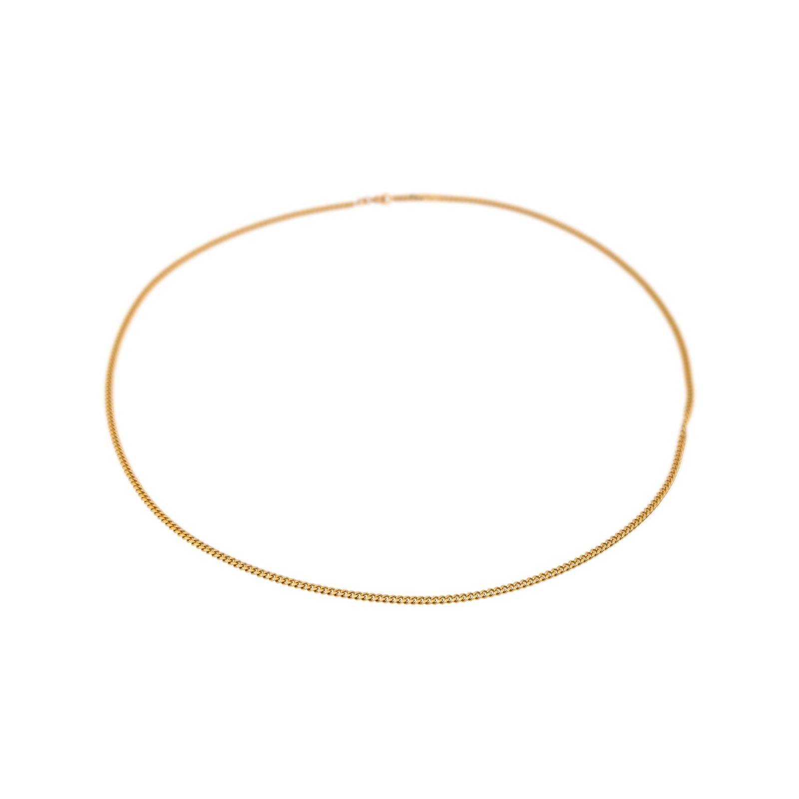 Collier Maille gourmette Or jaune