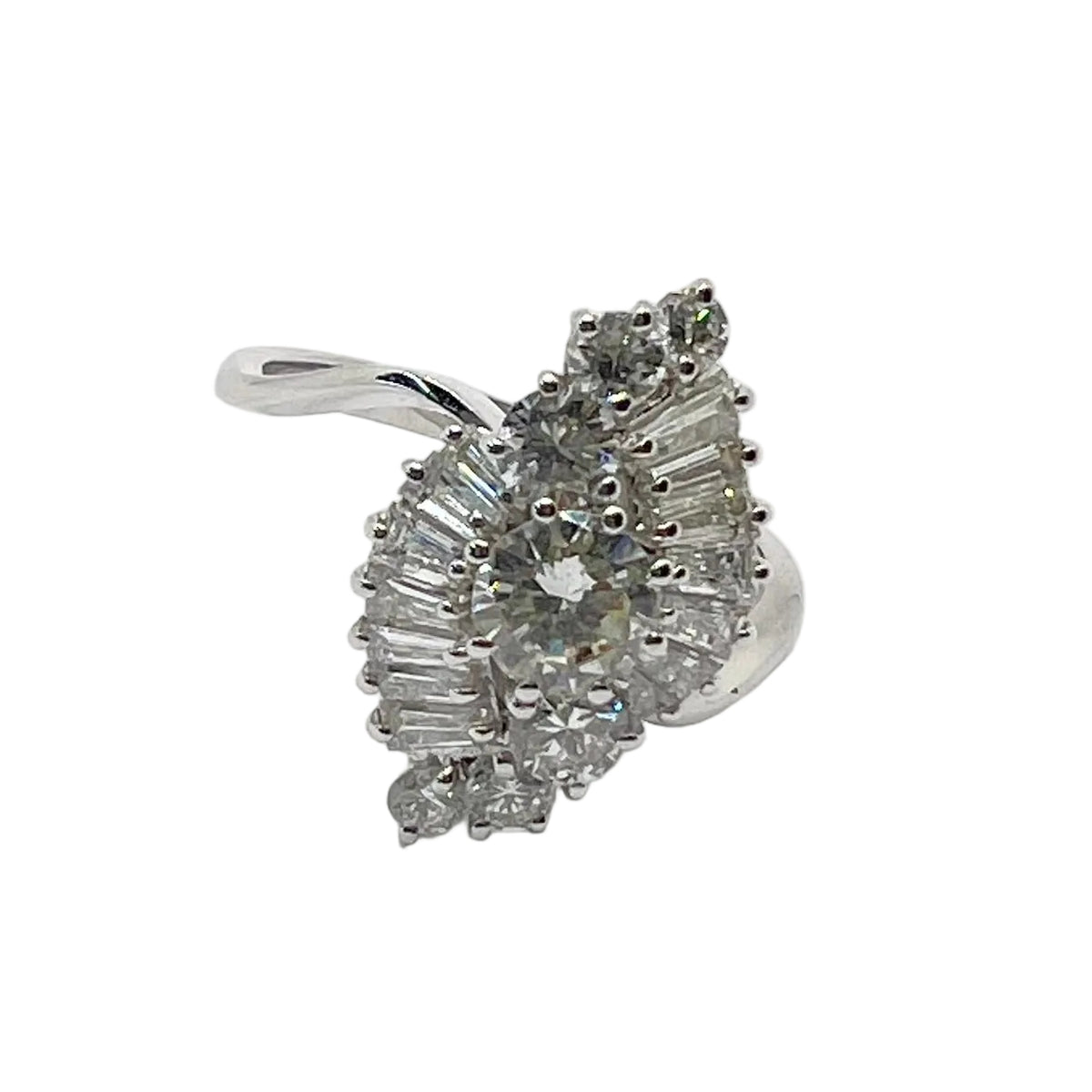 White Gold and Diamond Ring