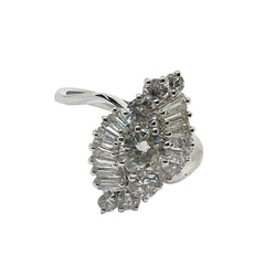 White Gold and Diamond Ring