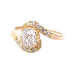 "Entourage" Ring in Yellow Gold and Diamonds