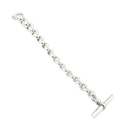 HERMÈS "Crescendo" Silver Link Bracelet