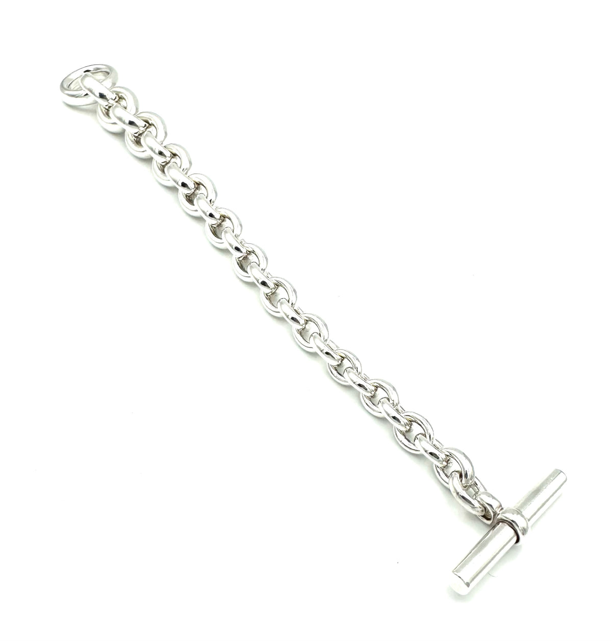 Bracelet Maille HERMÈS Crescendo en argent