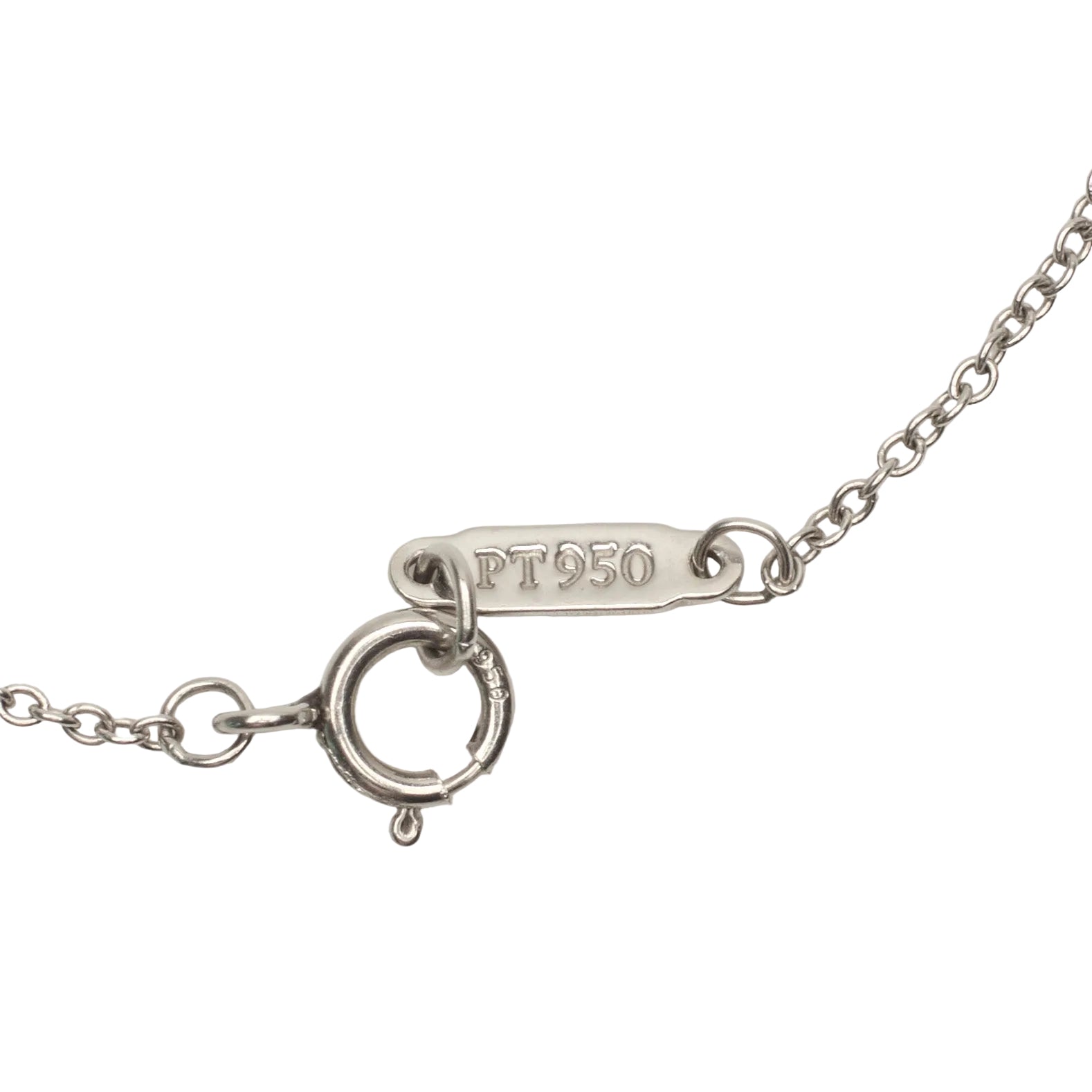 Necklace Pendant TIFFANY & CO. "Open Circle" in Platinum and Diamonds