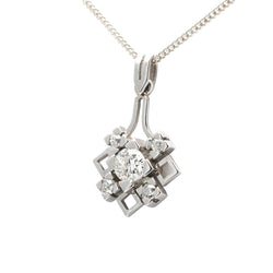 Platinum and Diamond Pendant