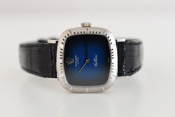 Rolex dame Cellini, ligne "Zephir", réf. 4082/9, circa 1970, or blanc 18 carats