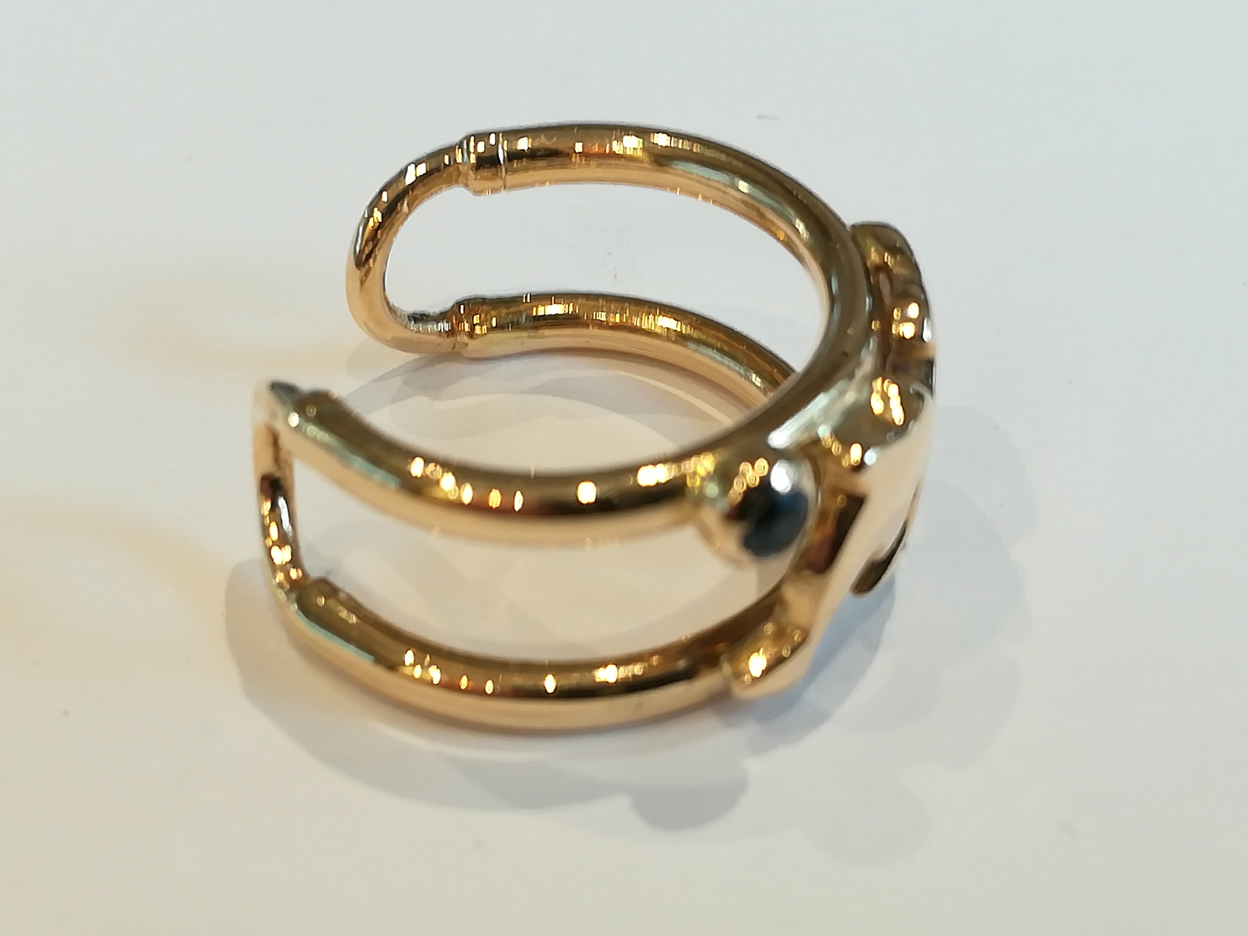 Ring en yellow gold House Caplain Saint André